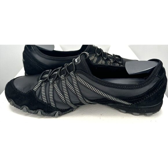 Skechers Womens Shoes Leather Dream Come True 21140 Slip On Sneakers Black 9 - Picture 7 of 12